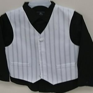 Vest & Long Sleeve Shirt boys